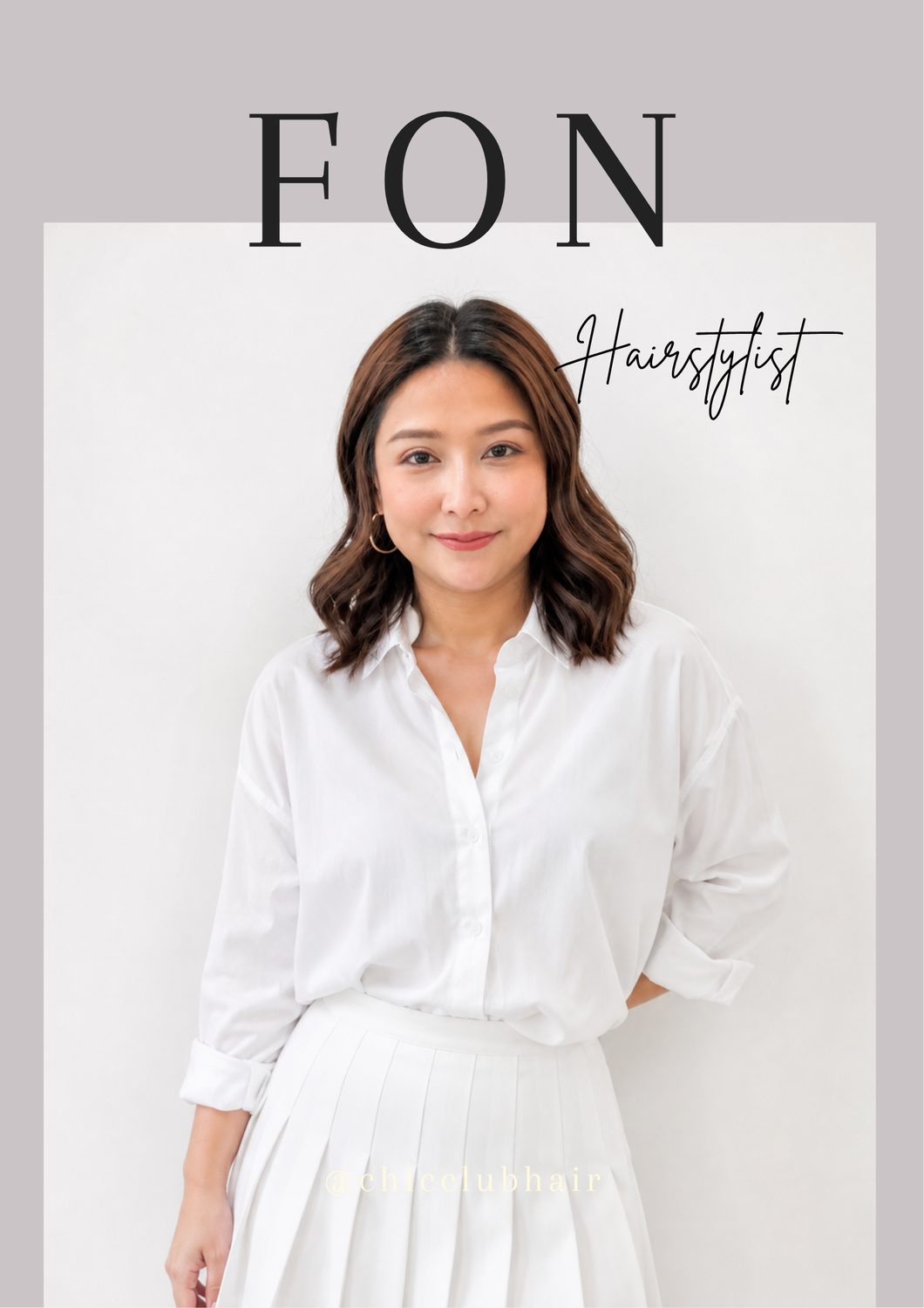 FON — ช่างผม CHIC CLUB HAIR STUDIO