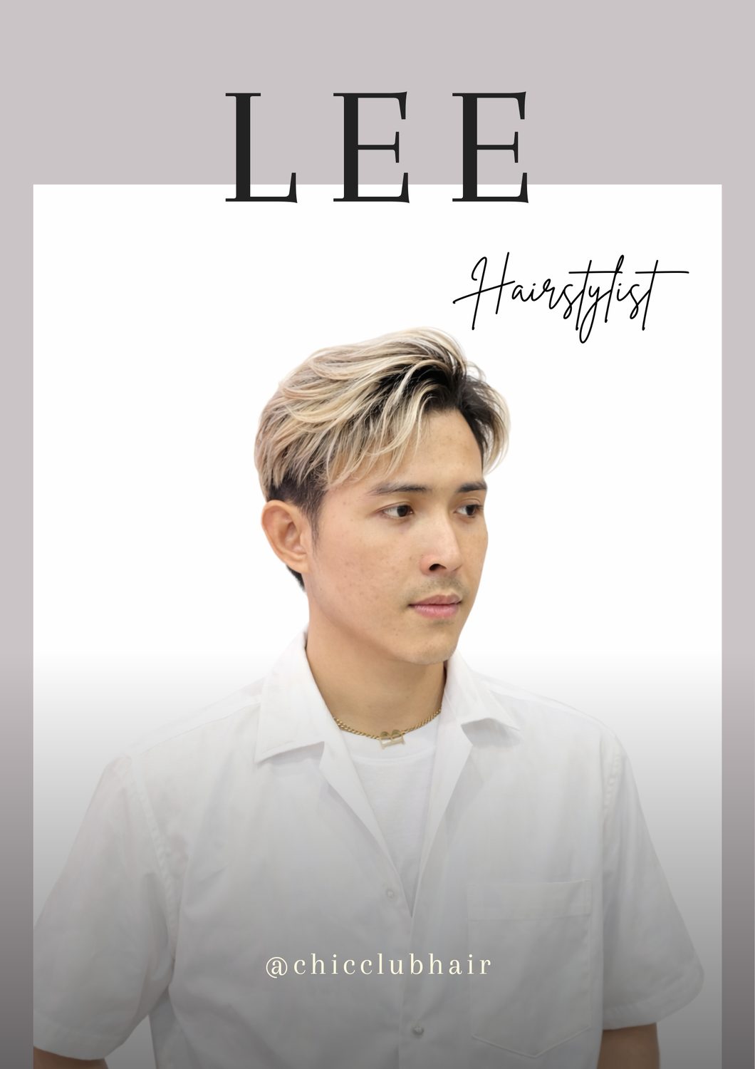 LEE — ช่างผม CHIC CLUB HAIR STUDIO