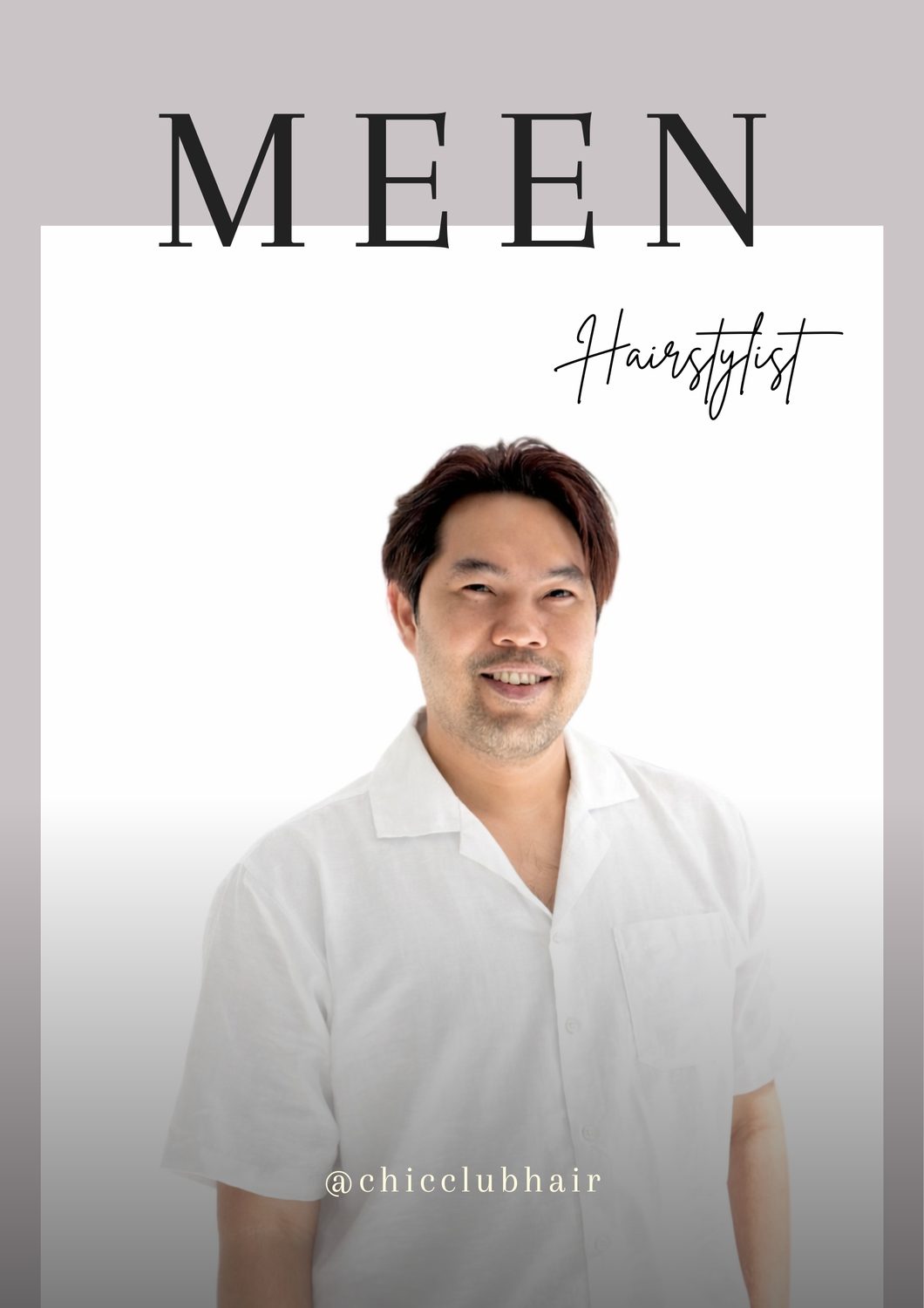 MEEN — ช่างผม CHIC CLUB HAIR STUDIO