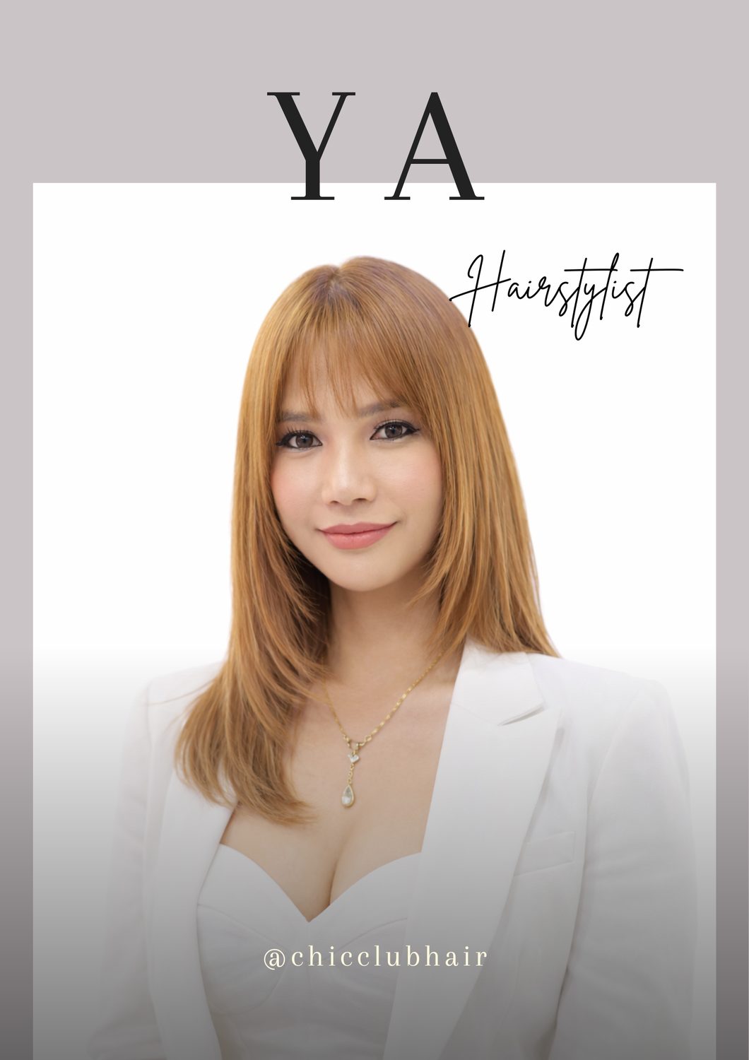YA — ช่างผม CHIC CLUB HAIR STUDIO